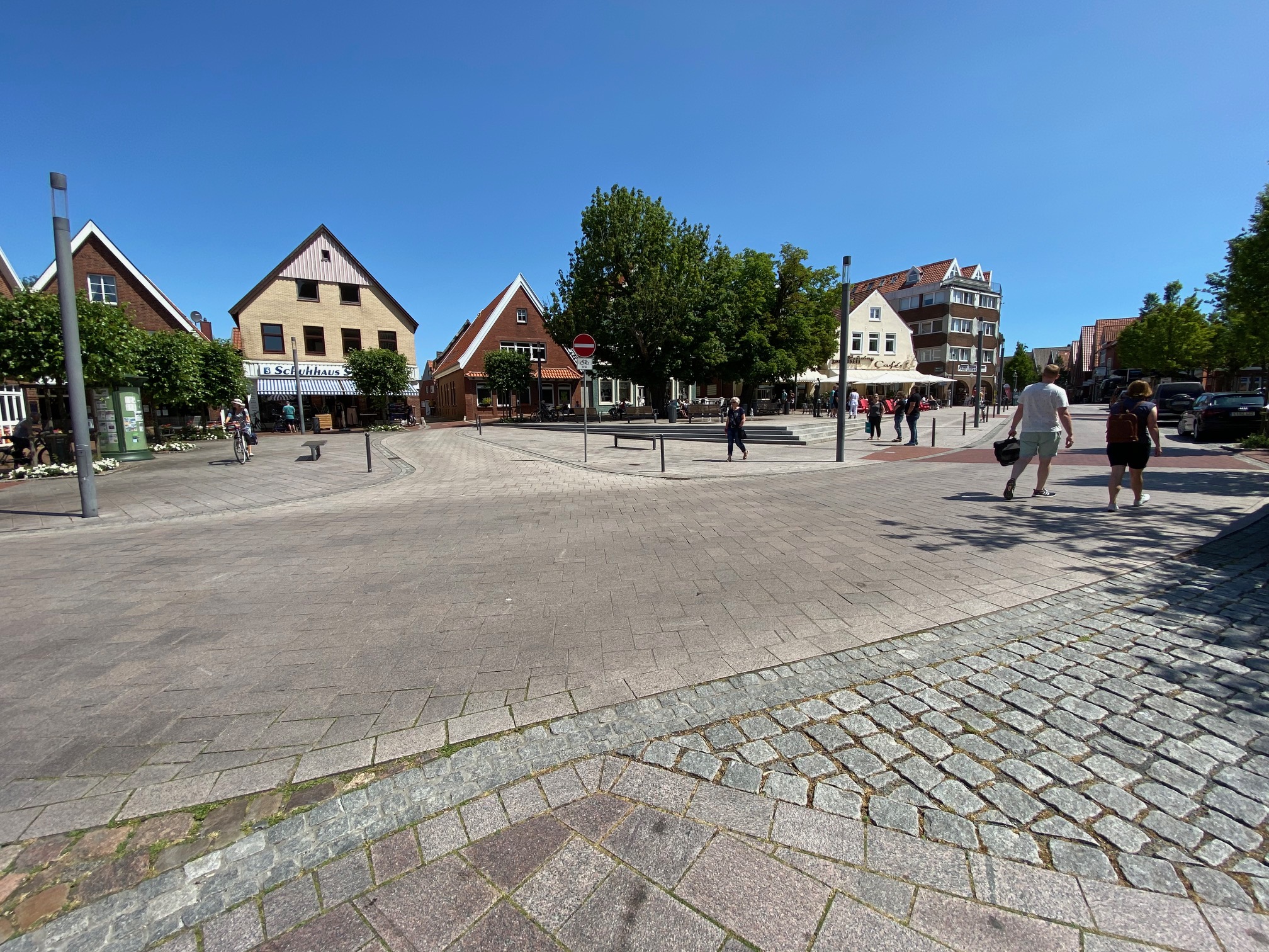 Kirchplatz Otterndorf, Foto: Hedwig Day